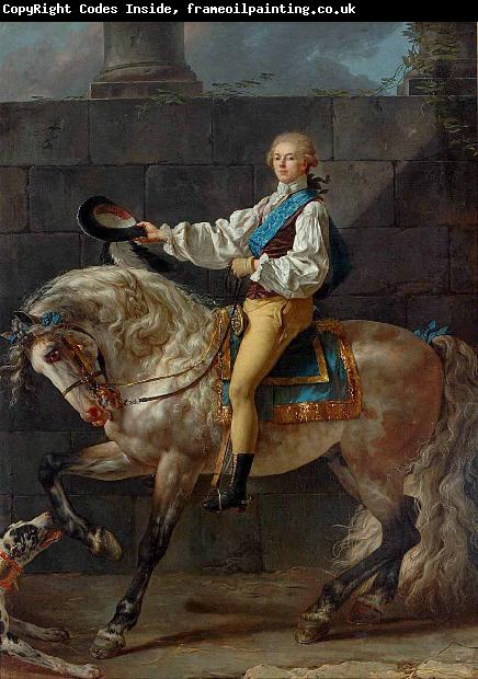 Jacques-Louis David Portrait of Count Stanislas Potocki